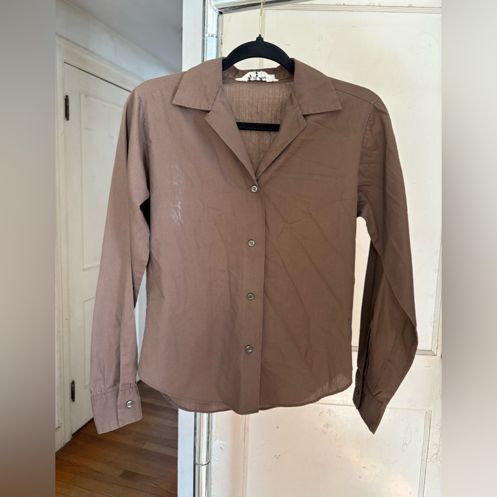 vintage 60s lady manhattan chocolate brown loop collar